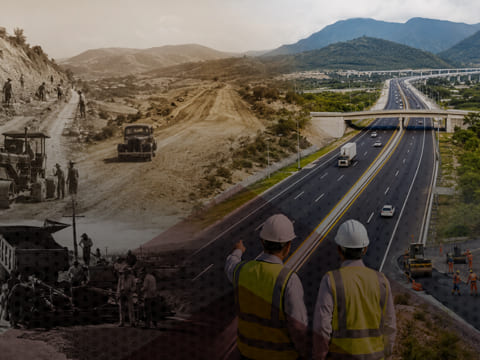 La historia de la infraestructura carretera en México